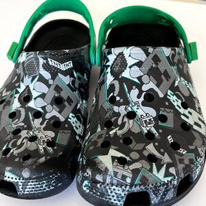 Minecraft Classic Crocs for Unisex US Size 5/7 10" Heel to Toe